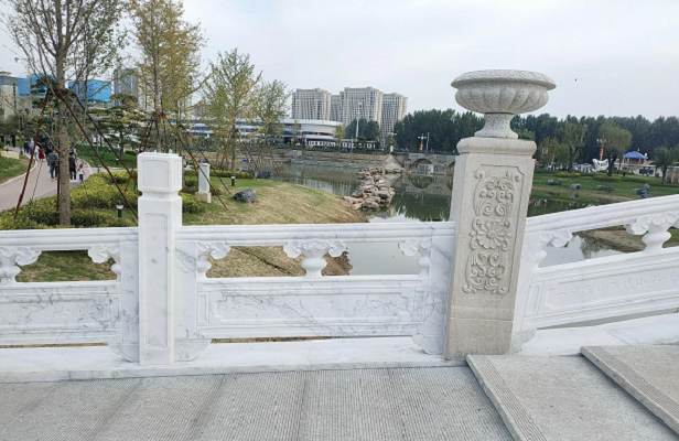 河道水利石栏杆合作案例1